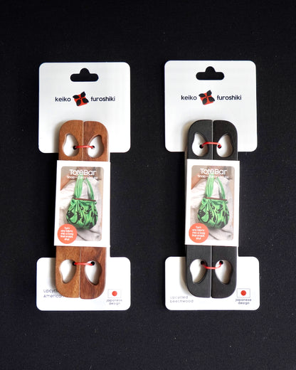 ToteBar (a.k.a. Patchin) – Modern Wooden Handle for Furoshiki Bags