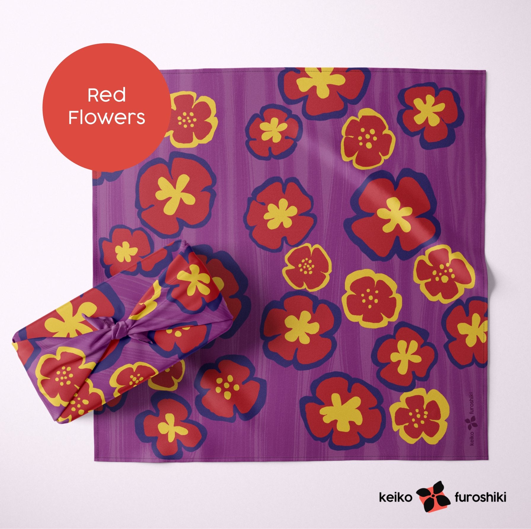 Reusable Fabric Gift Wrap Furoshiki from Keiko Furoshiki